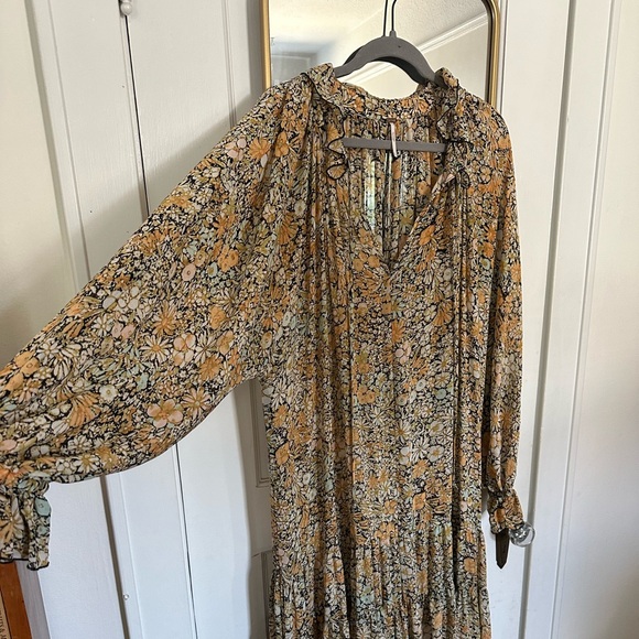 Free People “Feeling Groovy” Floral Maxi Dress - Picture 3 of 7